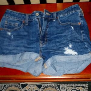 Old Navy size 4 denim distressed shorts